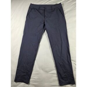 BYLT Everyday Pant 2.0 Mens XL (36x30) Navy Blue Tech Stretch Trousers 5-Pocket